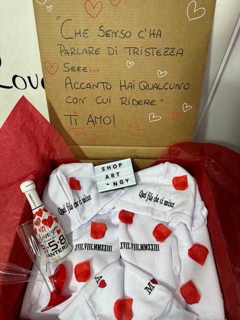 BOX numeri romani + cappuccio