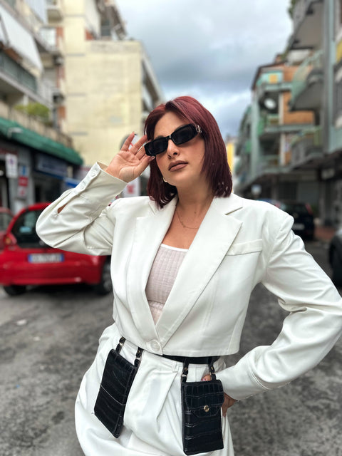 Blazer corto lumina