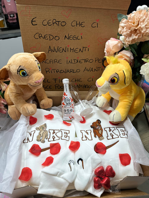 BOX Simba e Nala con 2 pupazzi