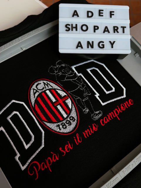 Box o felpa DAD 1 foto+ scudetto