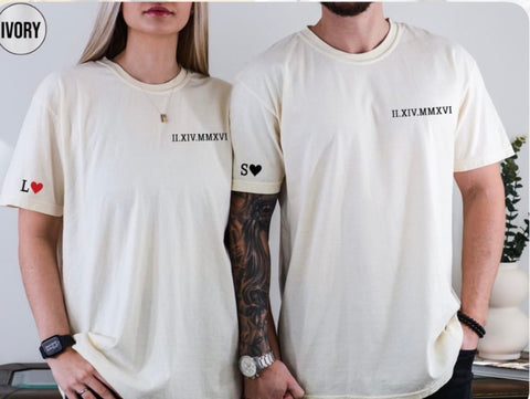 Shirt data e iniziale