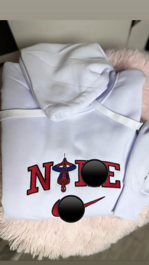Felpa logo personalizzato Spiderman