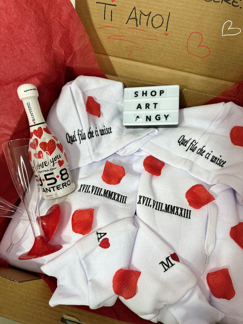 BOX numeri romani + cappuccio