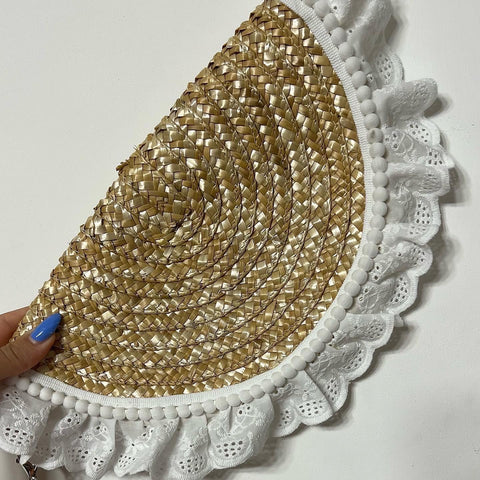 pochette mezza luna pizzo